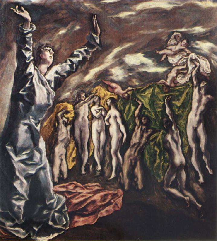 El Greco The Vision of St.John Sweden oil painting art